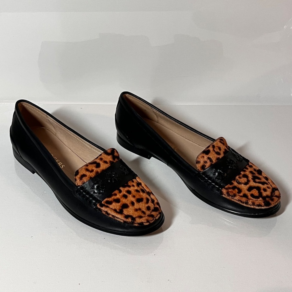 Jack Rogers Remy Haircalf Slip-On Loafers - Picture 2 of 8